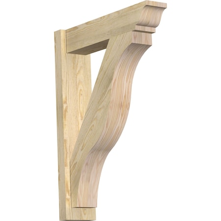 Ekena Millwork Funston Rough Sawn Traditional Outlooker, Douglas Fir, 6"W x 24"D x 32"H OUT06X24X32FST01RDF